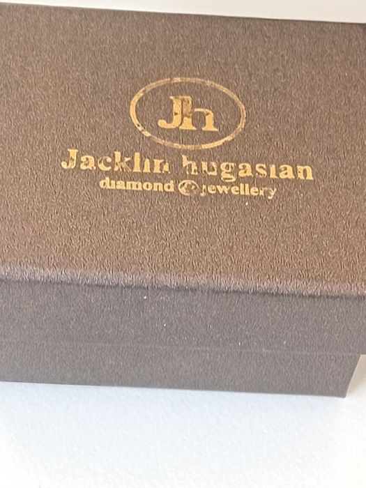 Златни обеци 585 бяло и жълто злато,Jacklin Hugasian