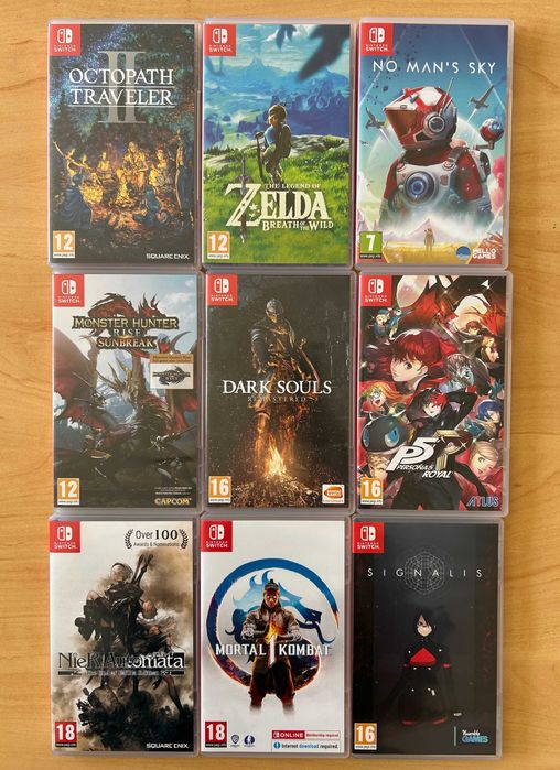 Nintendo Switch OLED Zelda Edition + Игри