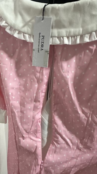 Розовое платье PUDRA