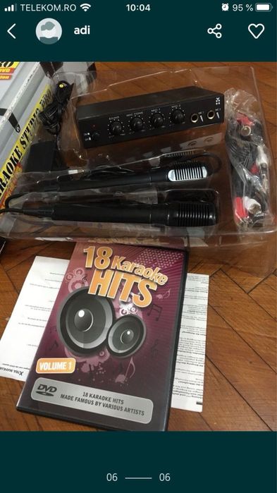 Set Karaoke microfon copii