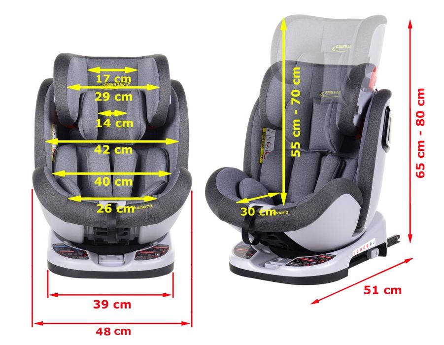 Scaun auto profesional decicat pentru copil,baby Jolie Madera