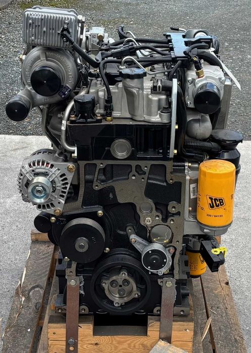 Motor JCB 444 TA4 129kW compatibil utilaje grele JCB turbina, injectoare, chiuloasa, arbore cotit, segmenti