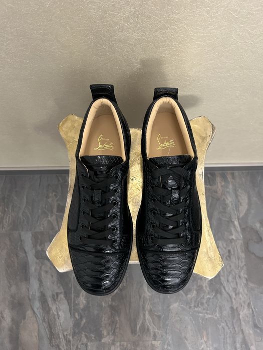 Louboutin Black Python