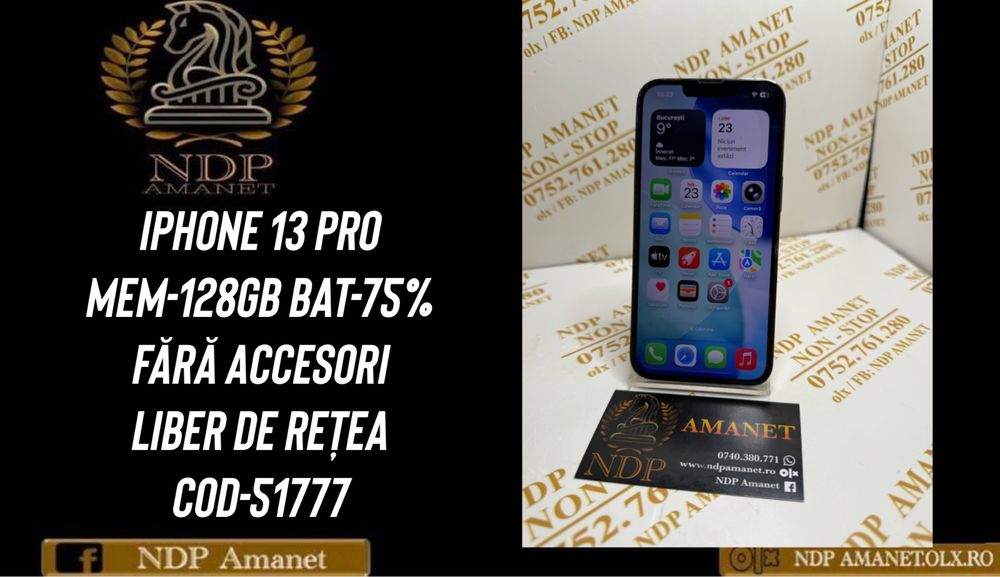 NDP Amanet Braila Iphone 13 Pro (51777)