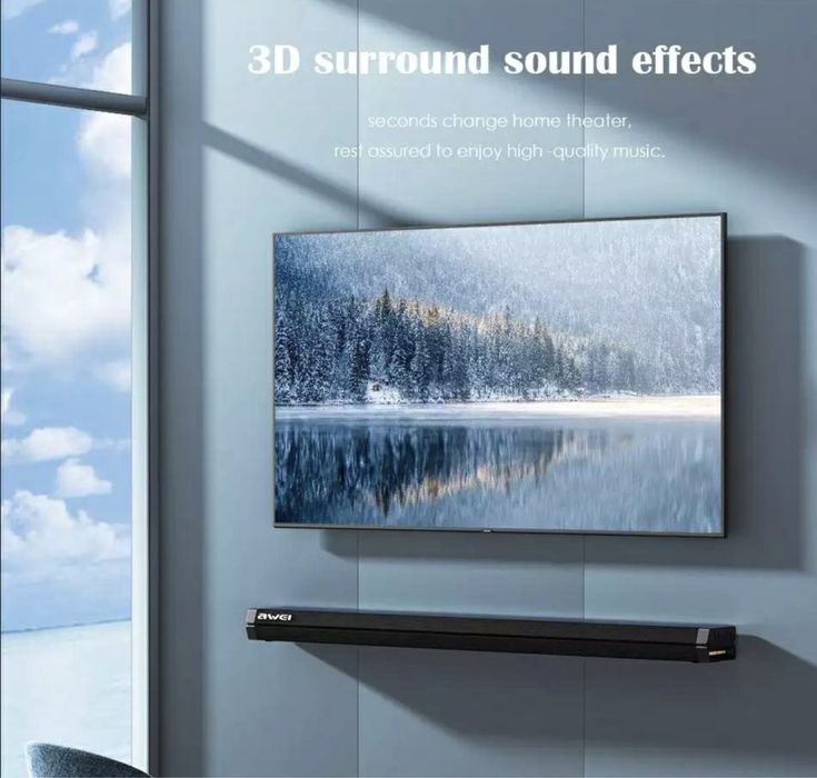 Awei Y990 100W домашний кинотеатр саундбар 100вт мощное звучание
