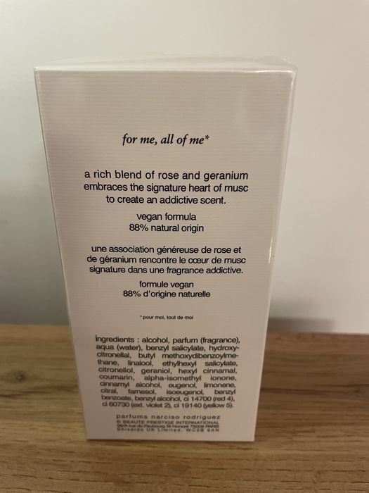 Narciso Rodriguez All of me 90ml parfum