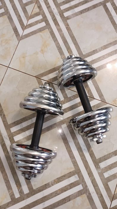 Гантели разборные 30 кг. Пара