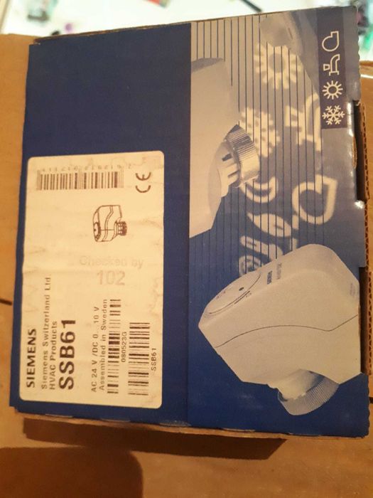 SERVOMOTOR actuator electric pentru vane mici 24 VAC/VCC SIEMENS SSB61