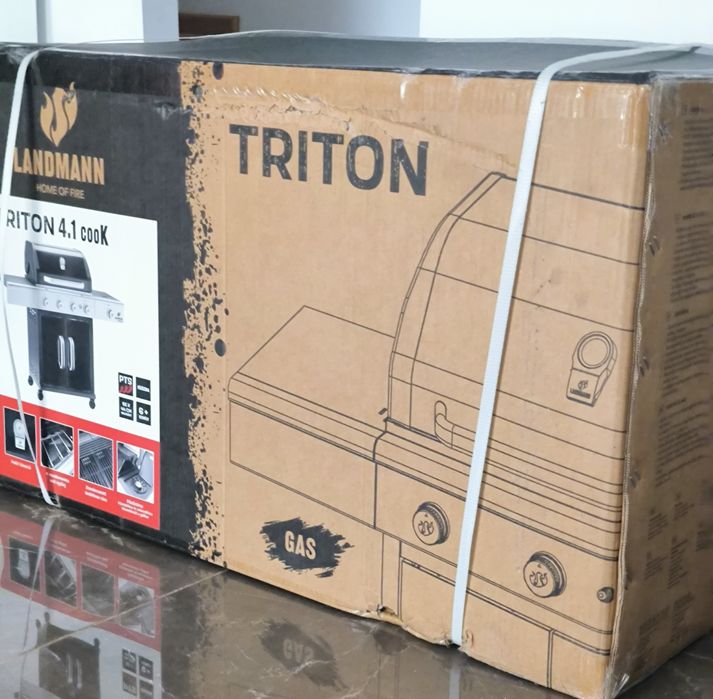 Vând Grătar pe gaz, LANDMANN TRITON 12962, 4+1