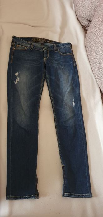 Дамски Дънки GUESS с камъче Swarowski