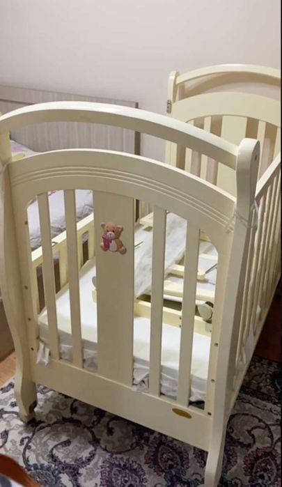 Детская кровать с люлькой (bolalar krovati)