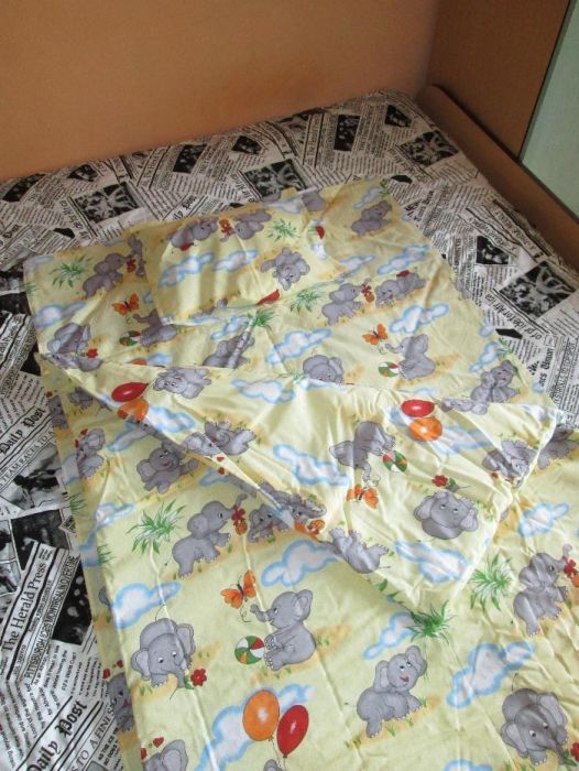 Бебешки спални комплекти - завивка/плик,долен чаршаф и калъфка