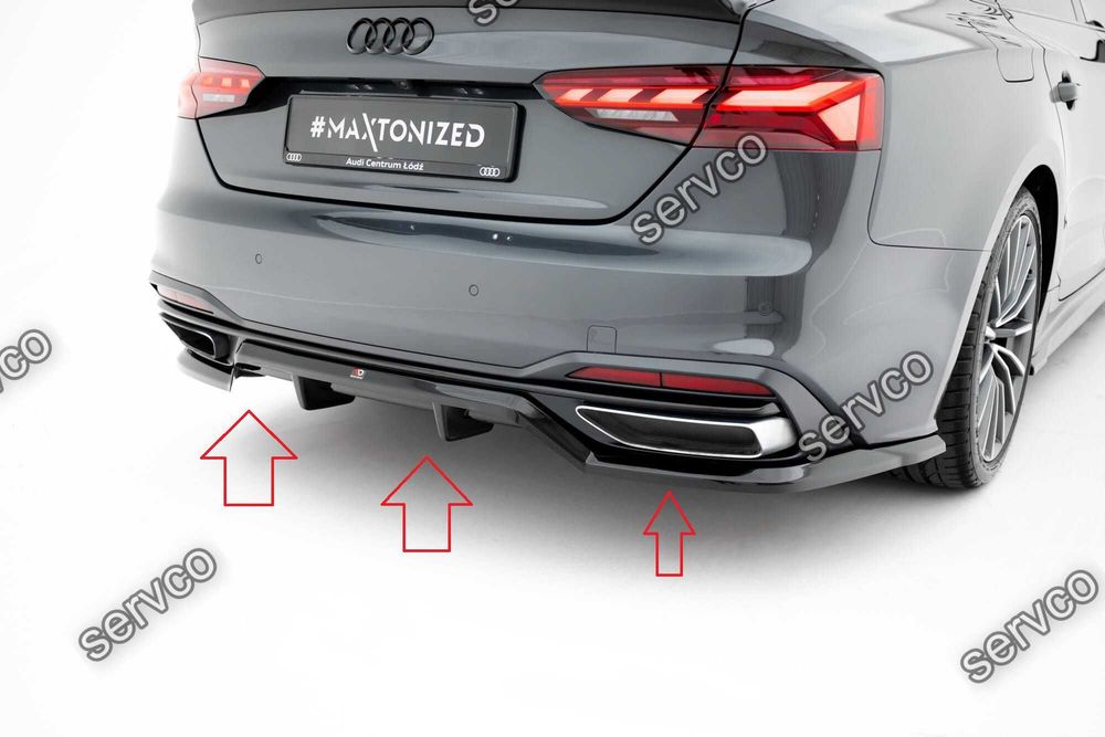 Prelungire bara spate Audi A5 F5 Facelift 2019-2024 v1 Maxton Design