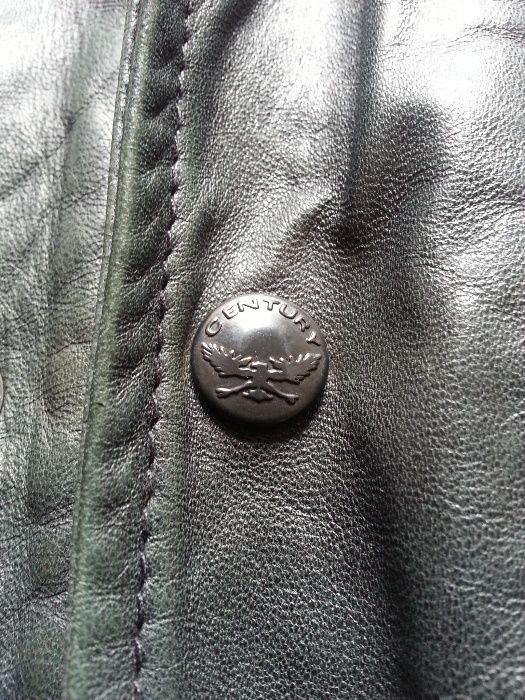 100% Италианско кожено яке Century