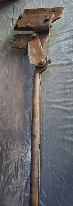 Foarfecă de banc / ghilotină manuală veche – metal, robustă