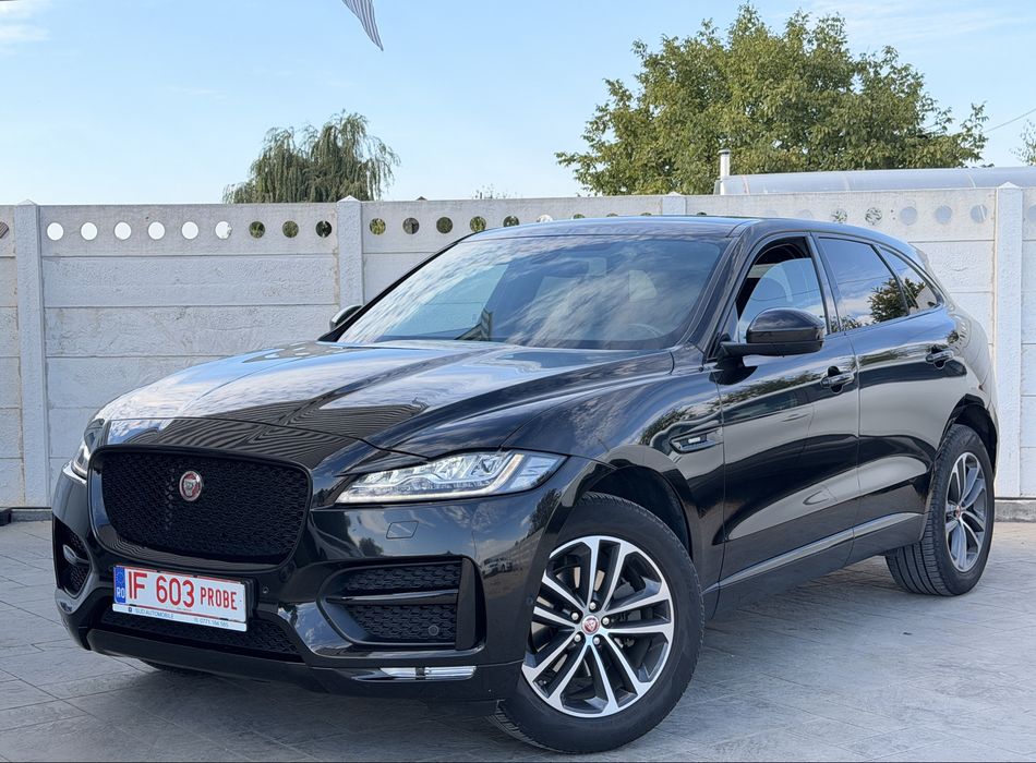Jaguar F-Pace 2019 R-Design 95.000km istoric complet - 2.0D 180 Automat - Garanție / Rate .