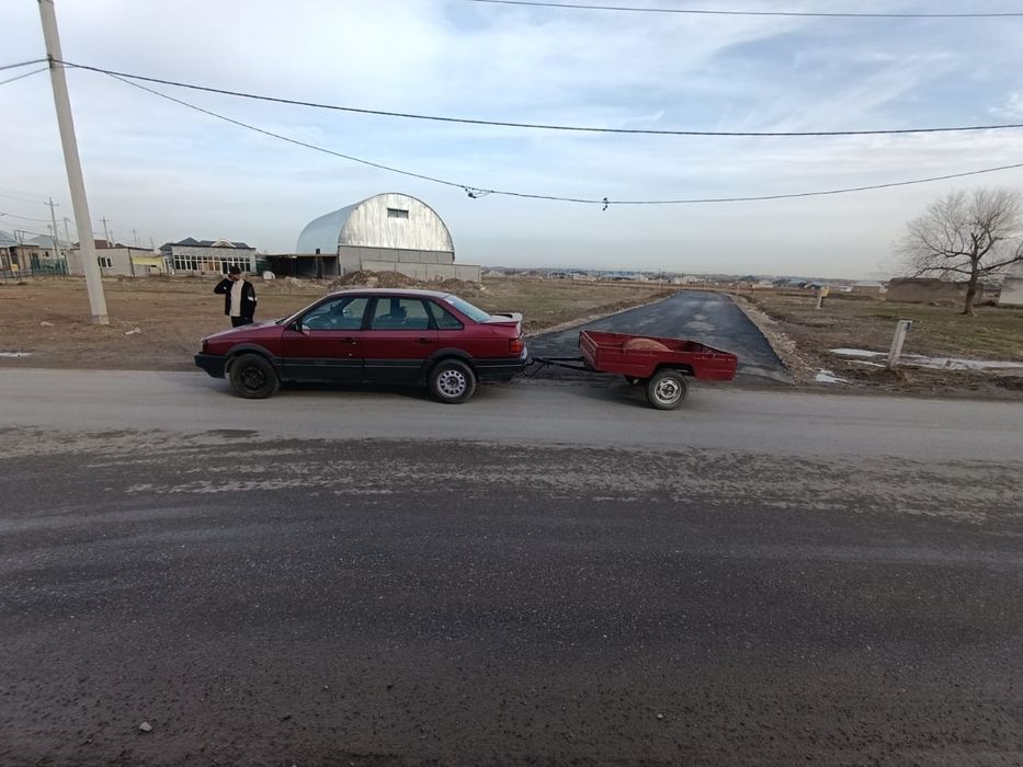 Пассат б3 с прицепом
