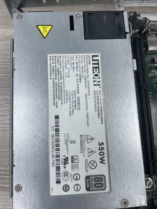 Сервер HPE ProLiant DL160 Gen9 (без дисков)
