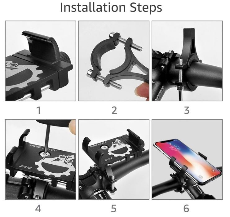 3 модела / стойка / телефон / колело / велосипед / тротинетка / алумин