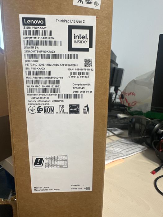 ThinkPad L16 Gen 2 ultra 5 225u - 1000euro