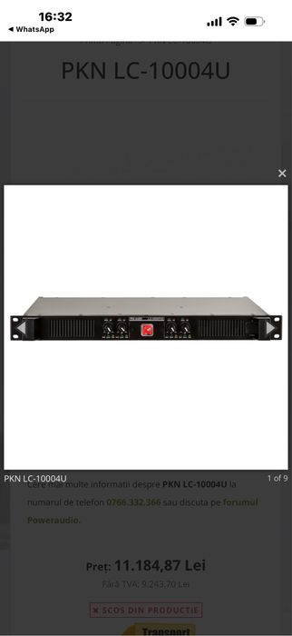 Amplificator PKN 4 Canale