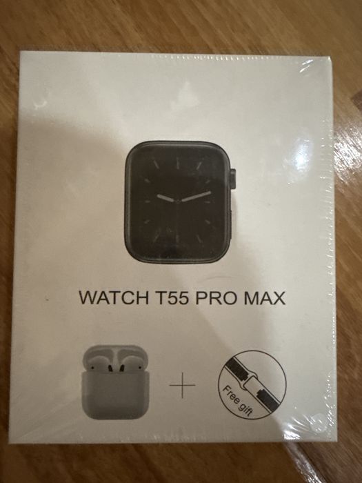 Часы+наушники, в комплекте.