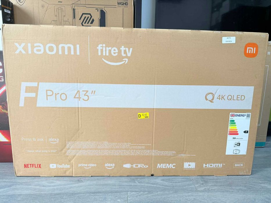 Tv Xiaomi F Pro 43‘‘ 2026 SIgilat