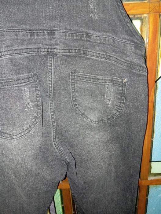 Salopeta blugi skinny