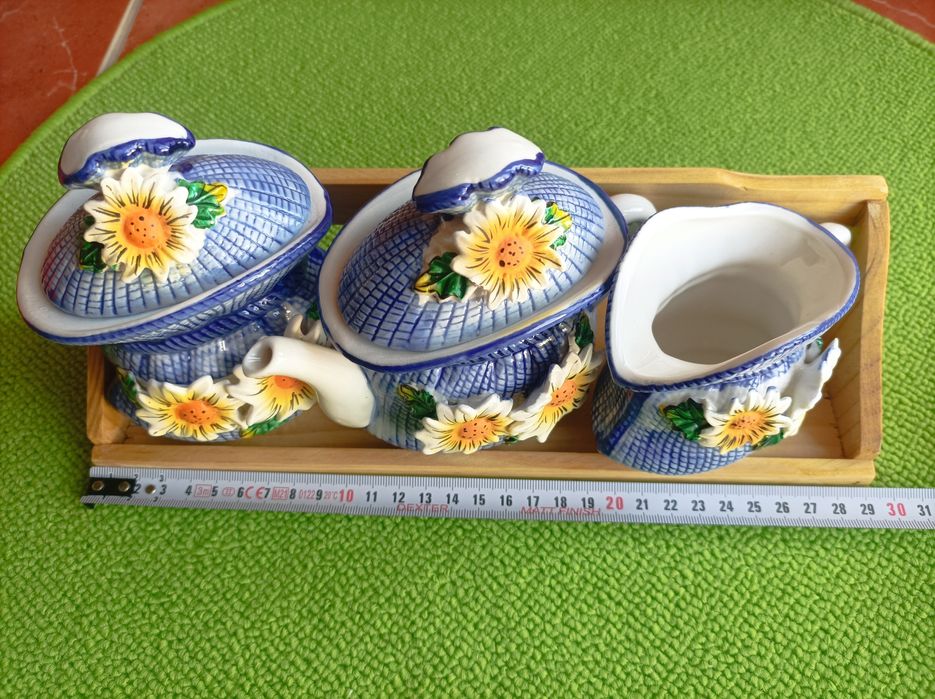 Set cafea, 3 piese, nou