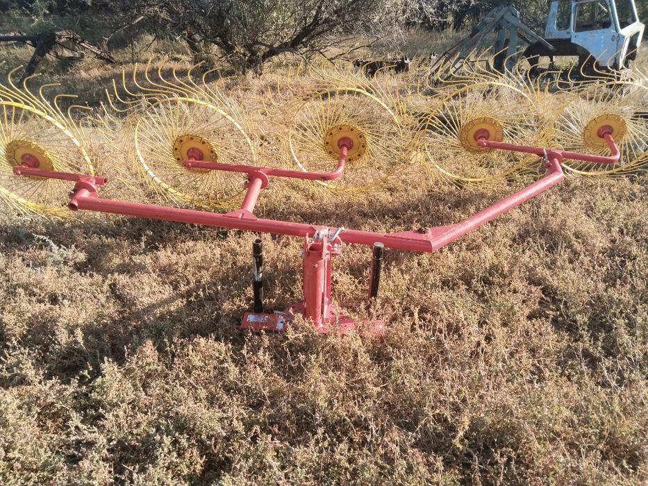 Косилка двух бруск грабли солнышко