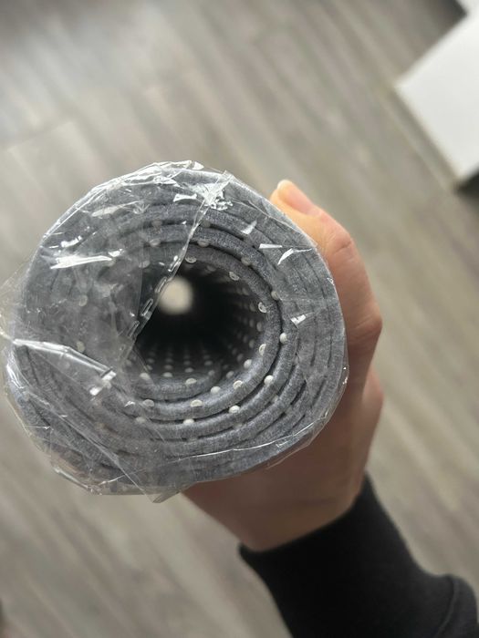 Mousepad/protectie/covoras birou din fetru gri, 90x45cm, nou