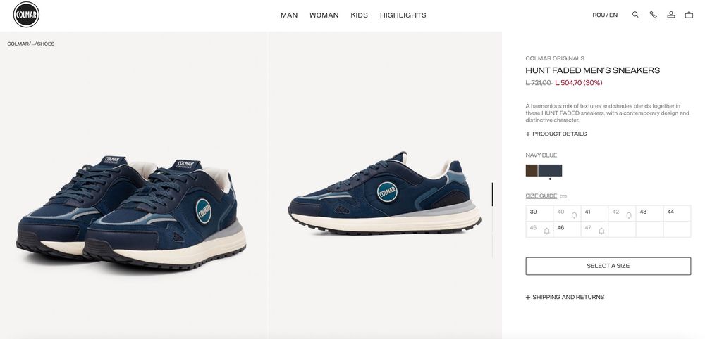Sneakersi Cormar Hunt Faded Men's marimea 44