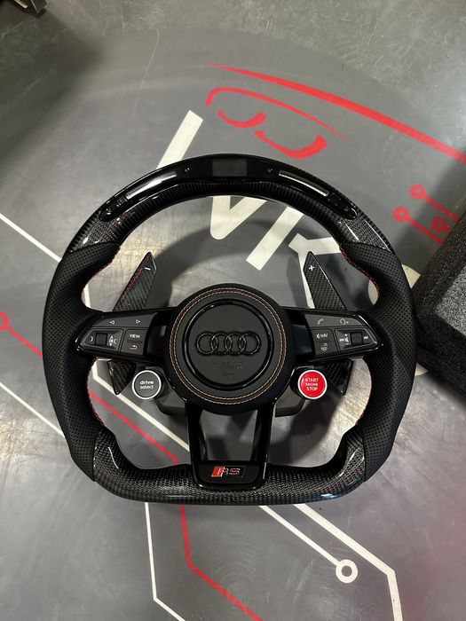 Volan Audi Carbon LED R8 - A6 - A7 -A8 - TT ETC