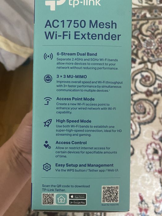 Усилитель wifi Tp link AC1750 RE450
