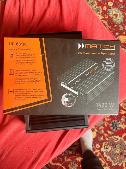 MATCH UP 8BMW — усилвател с вграден DSP за BMW