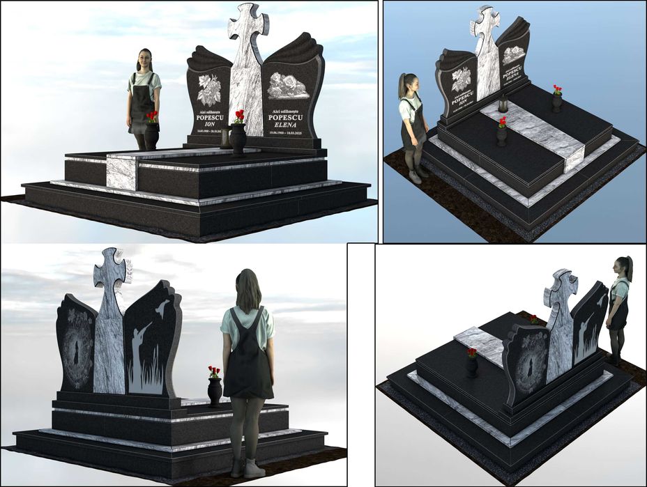 Proiectare și Vizualizare 3D Monumente Funerare - 3DS-CONSTANTINE SRL