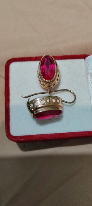 Серьги золото 585