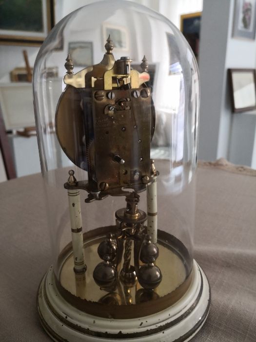 УНИКАЛЕН, ГОДИШЕН 400 дни супер красив, рядък, каминен часовник