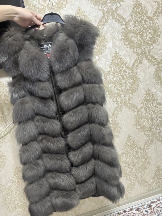 Желетка натуральный песец