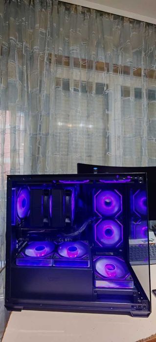 Комютър за Гейминг и Забавления Ryzen 7 7700/32Gb/1TB SSD nVme/Asus RТX 4060TI/WiFi & BT/Гаранция