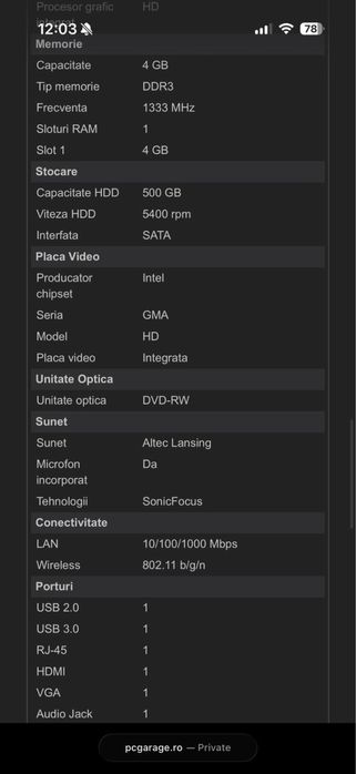 Laptop Asus 15.6 X55A-SX203D