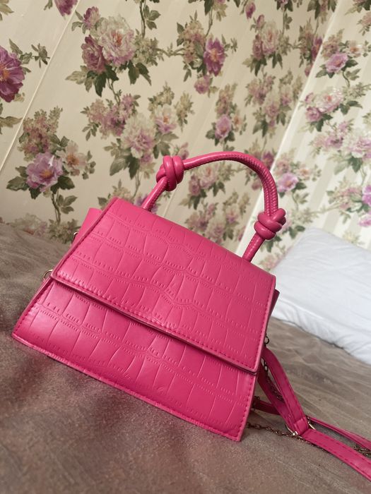 Малка чанта розова