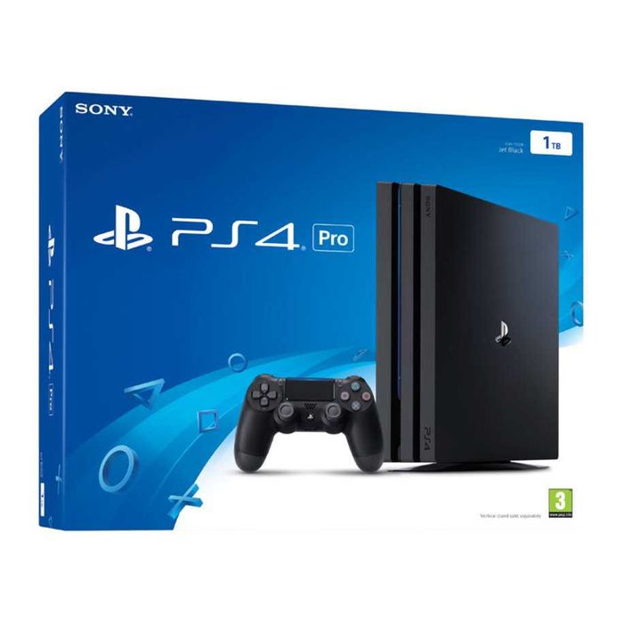 Playstation 4 Pro Конзола ,1 TB , в комплект 10 диска (игри),PS4, нова