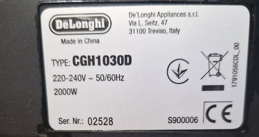 Гриль DeLonghi 1030D