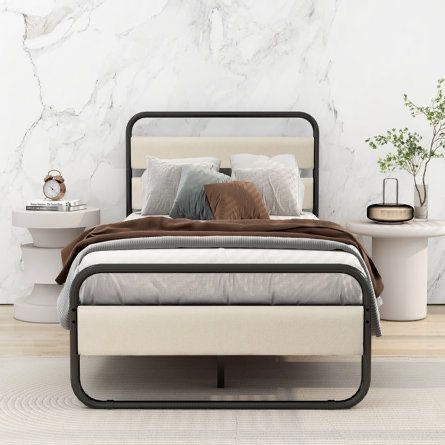 Двухспальная кровать лофт дизайн металлическая 2 kishili kravat temirl