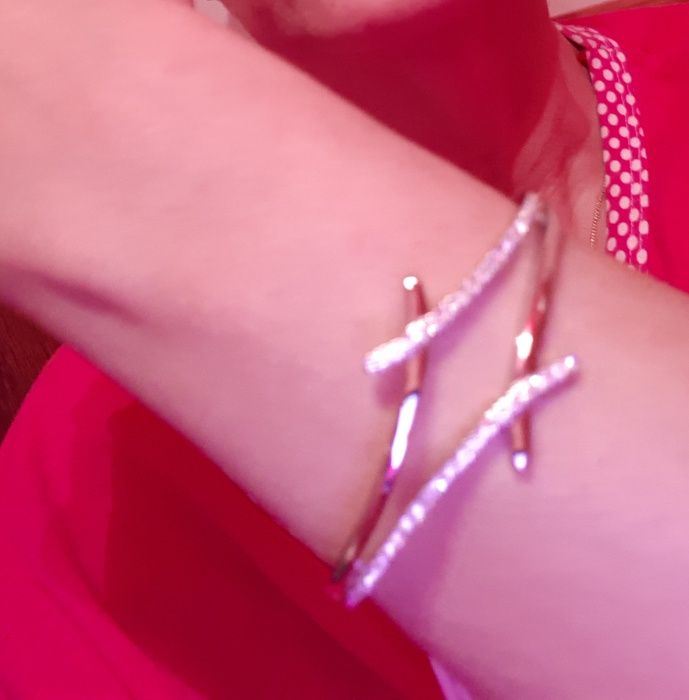 Bratara Oliver Weber rodinata si decorata cu cristale swarovski