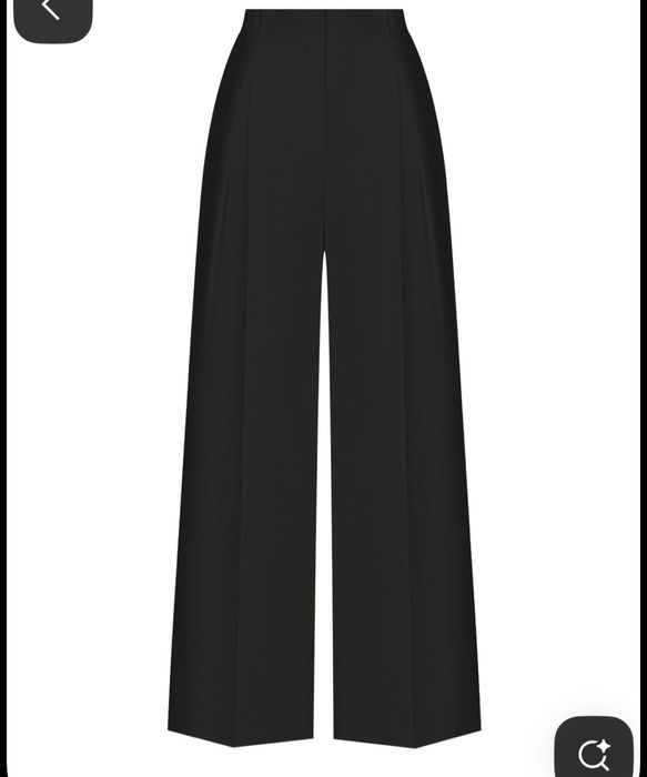 Брюки черные, кюлоты