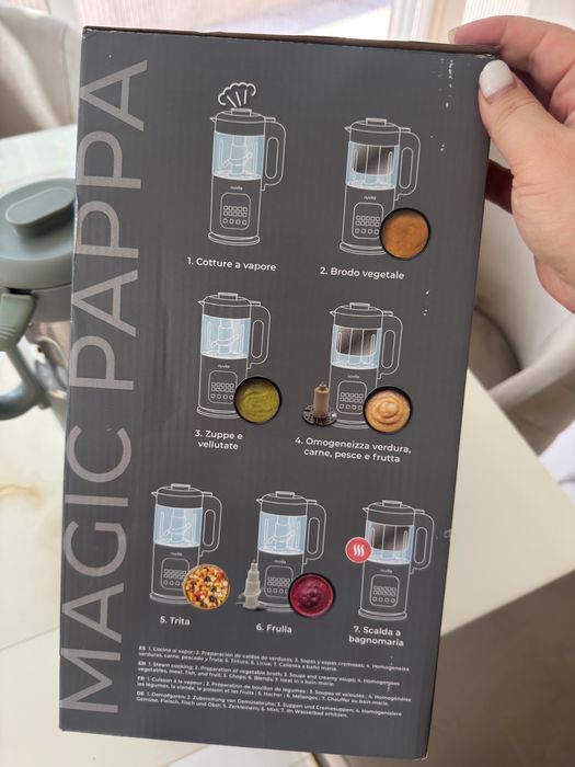 Nuvita Уред за приготвяне на храна 7в1 Magic Pappa