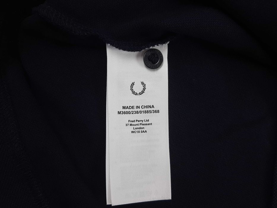 Fred Perry Twin Tipped Polo - Оригинална мъжка тениска с яка р-р 2XL