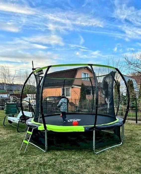 Каркасный батут 427 см